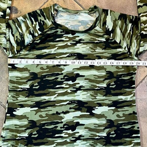Bobbie Brooks Ladies Soft Camouflage Long Sleeve Top Large - Picture 6 of 8